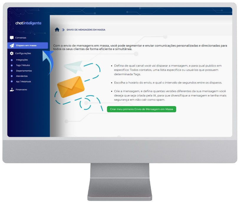 Lançamento da Função Disparo em Massa no ChatInteligente: Comunicação Eficiente e Automatizada